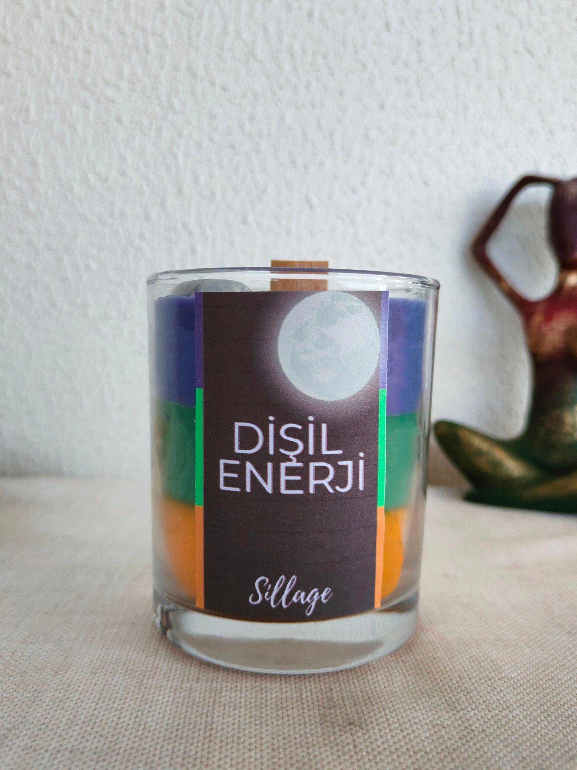 dişil enerji ay taşı meditasyon mumu